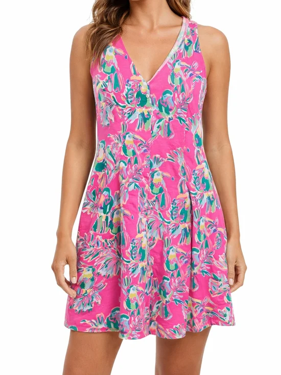 Lilly Pulitzer Tropical Print Dress – Pink Multi (Excellent Condition)
Turn head - Picture 1 of 1